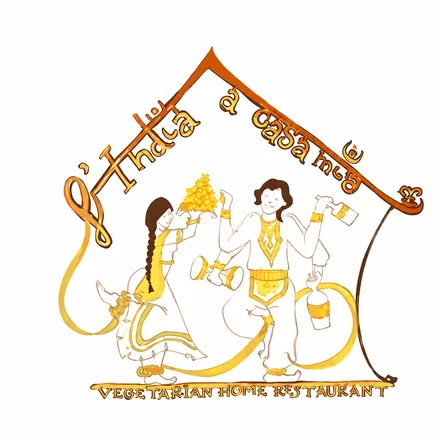 Logo L'India a Casa Mia, cucina indiana vegetariana di Erika Scotton